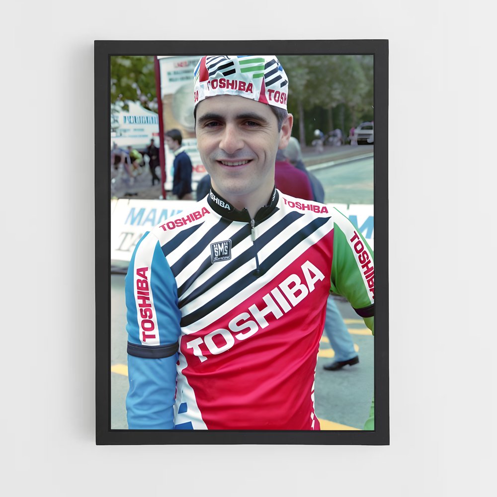 Poster L'Élan de Laurent – affiche Cyclisme (vue 2)